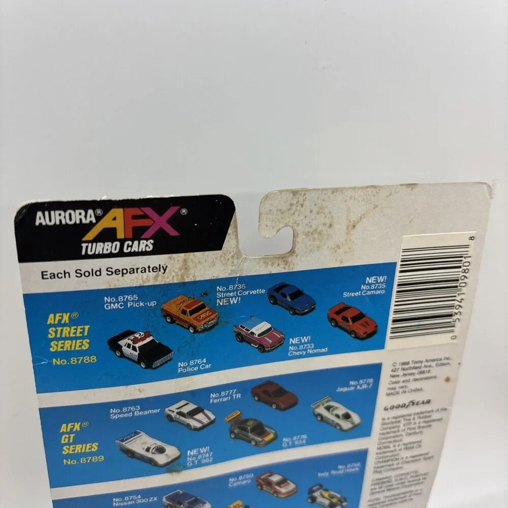 1989 TOMY Aurora AFX TURBO Chevy Nomad SLOT CAR Street Series NEW Shelfware